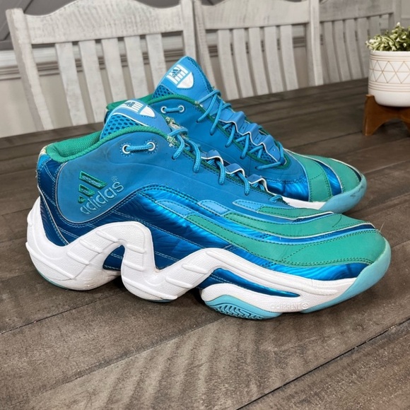 Adidas Kobe Bryant Real Deal Turquoise Sneakers Sz 13 - Picture 2 of 5